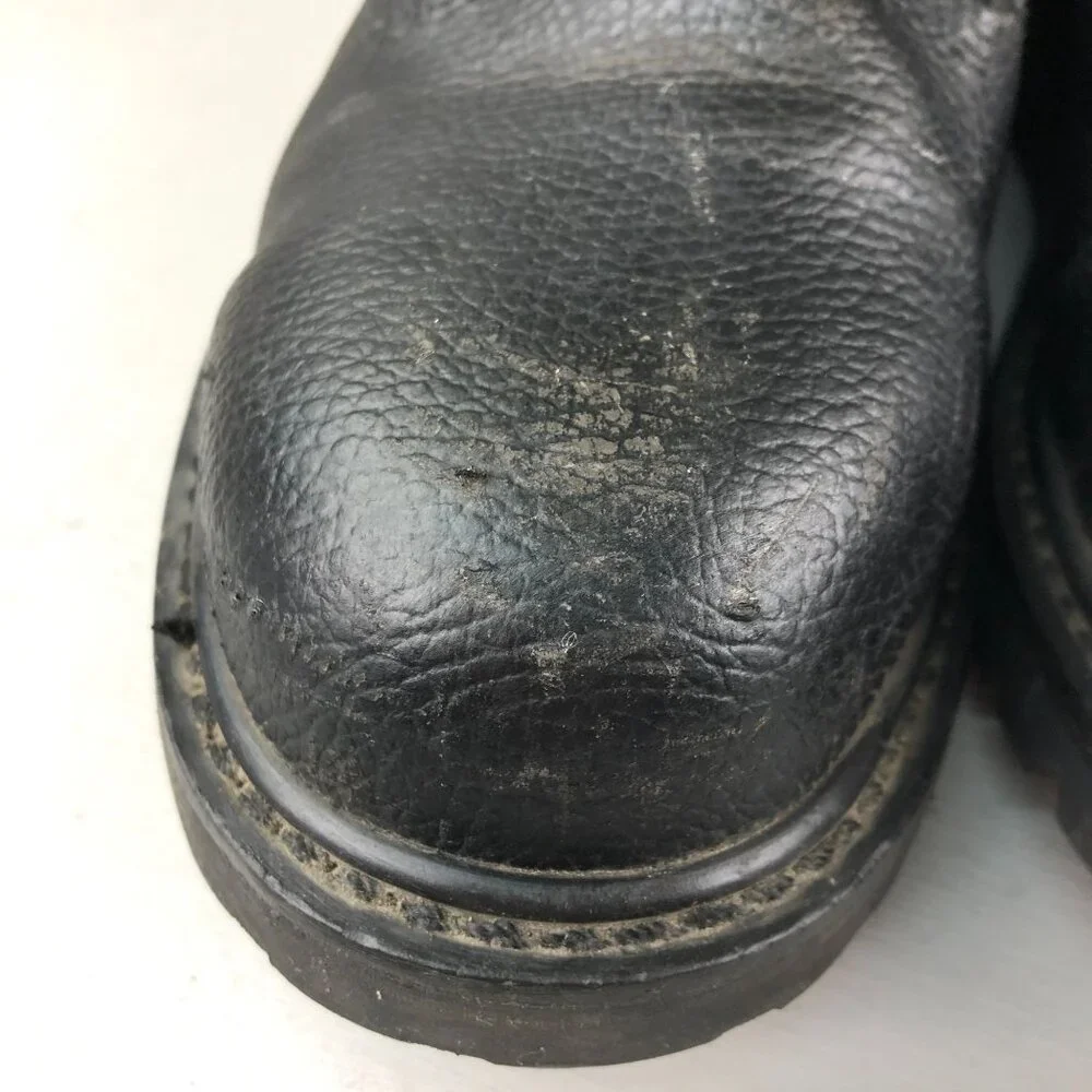 Dickies Men's Size 10.5 Prowler Black Leather Steel Toe Slip Resistant Work Boot
